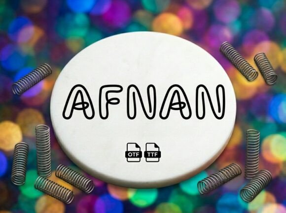 Afnan: A Playful Display Font That Delivers Warmth at First Glance