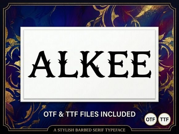 Alkee: A Standout Display Font for Handmade Creators
