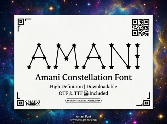 Amani: A Standout Display Font for Campaign Headlines