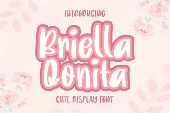 Briella Qonita: A Display Font for Distinctive Editorial Voice