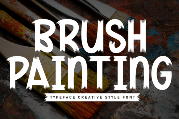 Brush Painting Font: A Display Typeface for Expressive Digital Design