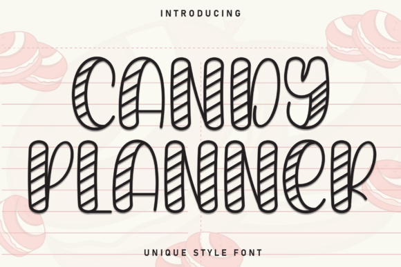 Candy Planner: A Playful Display Font That Elevates Your Brand