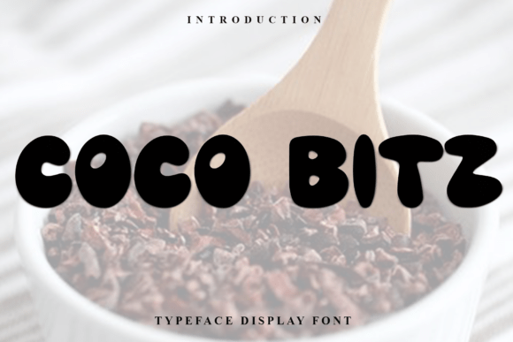 Coco Bitz: A Festive Display Typeface for Handmade Joy