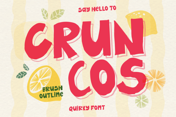 Cruncos: A Playful Display Font That Pops on Modern Websites