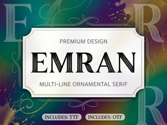 Emran: A Display Font That Anchors Editorial Mood