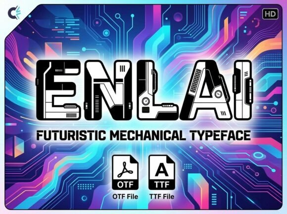 Enlai: A Distinctive Display Font for Editorial Impact