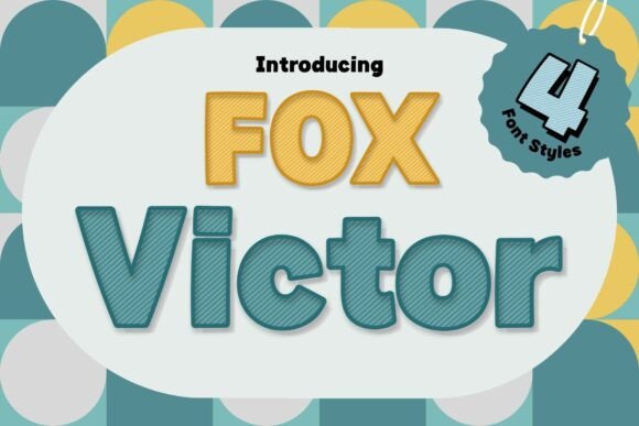 Fox Victor: A Playful Display Font That Lifts Your Brand