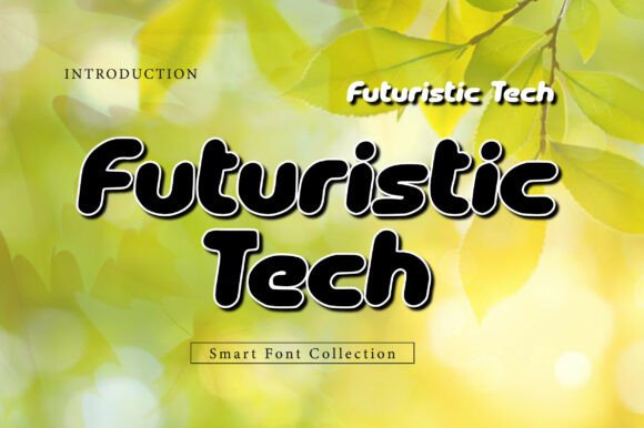 Futuristic Tech: A Playful Display Typeface for Makers