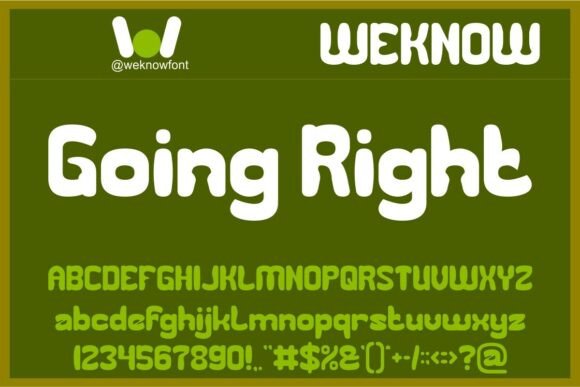 Going Right: A Psychedelic Display Font That Fits Real Web Projects