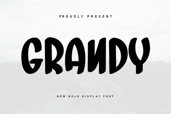 Grandy: A Handwritten Display Font for Editorial Warmth