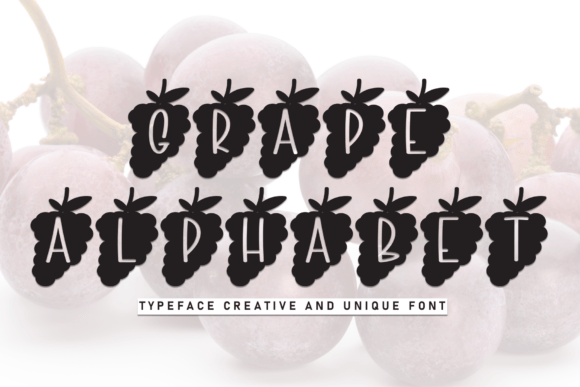 Grape Alphabet: A Playful Display Font for Digital Branding