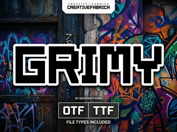 Grimy: A Display Font That Grabs Attention—Without Screaming