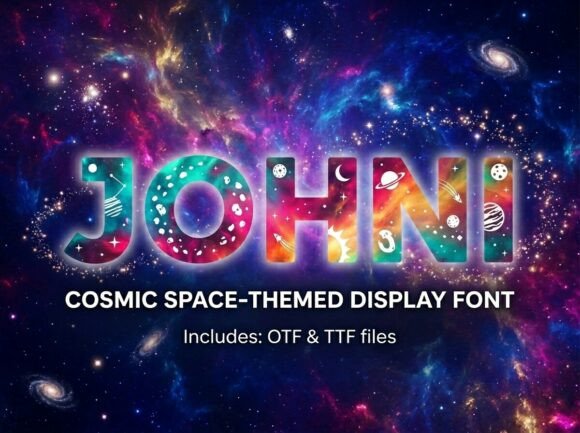Johni: A Standout Display Font for Small Business Branding