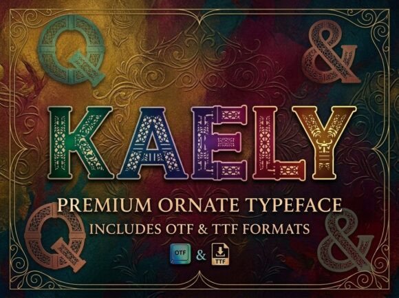 Kaely: A Standout Display Font for Small Business Branding