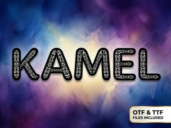 Kamel: A Bold Display Font That Commands Attention