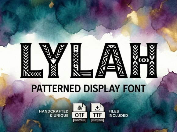 Lylah: A Display Font That Commands Attention