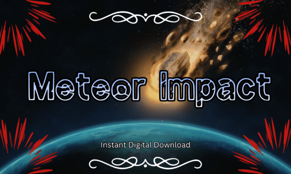 Meteor Impact Font: Bold Cosmic Branding for Small Businesses