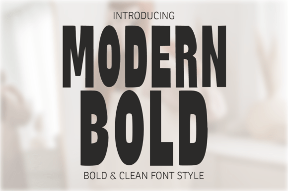 Modern Bold: A Display Font That Makes Your Handmade Goods Stand Out