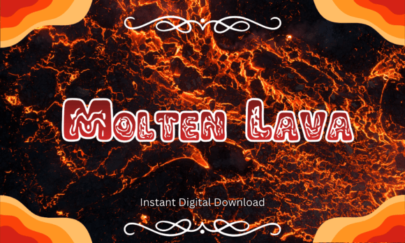 Molten Lava Font: A Bold Display Typeface for Fiery Brand Moments