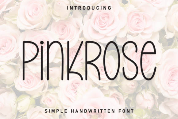 Pinkrose: A Handwritten Display Font That Elevates Digital Branding