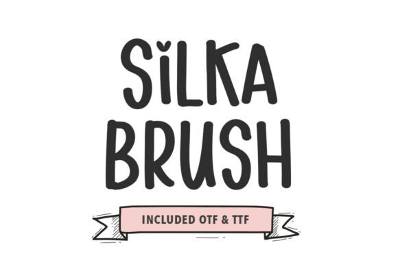 Silka Brush: A Handwritten Display Font That Feels Human, Not Haphazard
