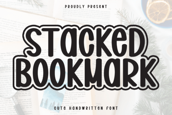 Stacked Bookmark: A Display Font That Makes Your Brand Feel Inviting