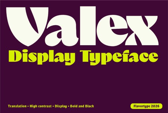 Valex: A Display Typeface That Makes Your Brand Impossible to Miss