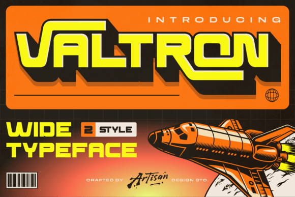 Valtron: A Display Typeface That Commands Attention