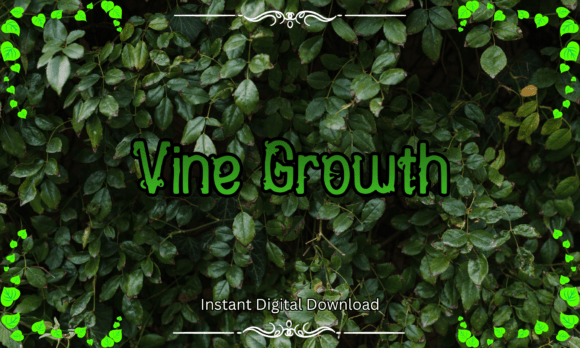Vine Growth Font: A Branding Tool for Nature-Inspired Businesses