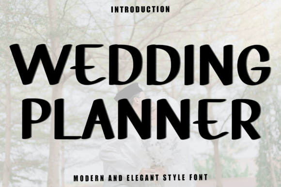 Wedding Planer: A Festive Display Typeface for Handmade Charm